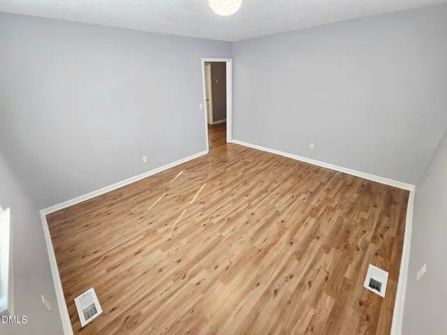 wooden floor in a room