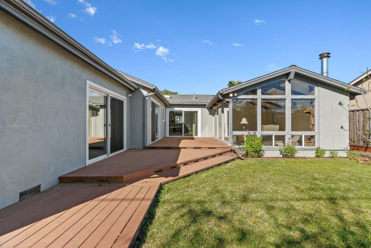 15 Del Rey Circle Salinas, CA 93901 - Photo 32 of 42 a front view of a house with a yard outdoor seating and garage