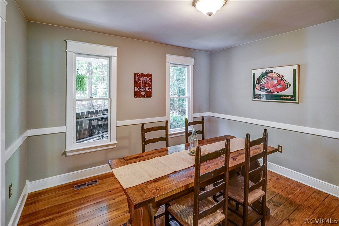 2712 Ridgeview Road Powhatan, VA 23139 - Photo 3 of 25 Dining Room with FABULOUS Hardwood Floors