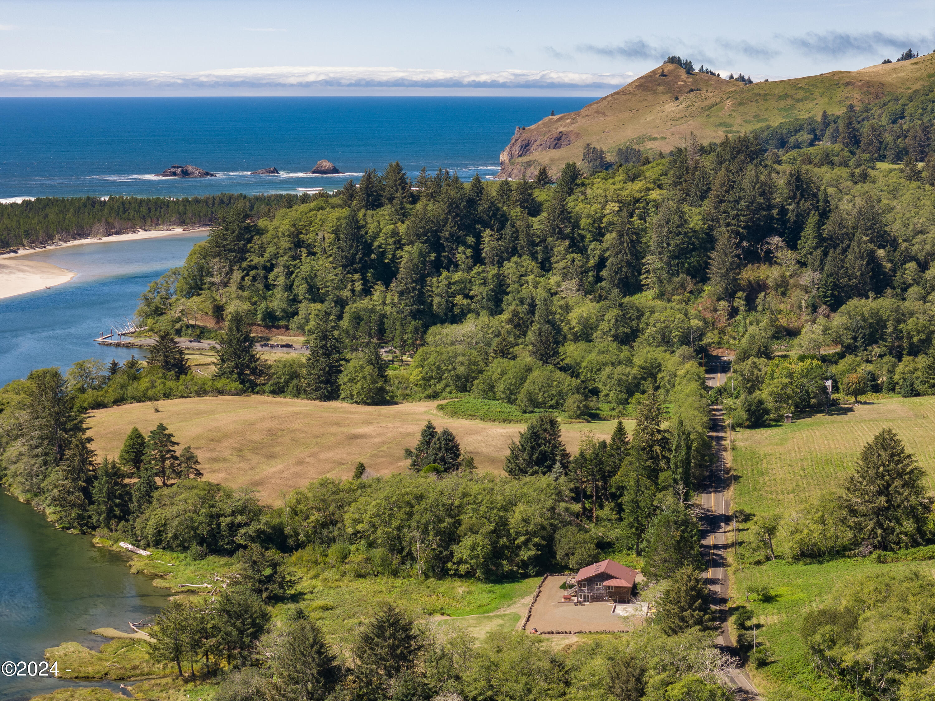 2015 North 3 Rocks Road Otis, OR 97368 - Photo 62 of 62 Drone AmazingCascade Head View West