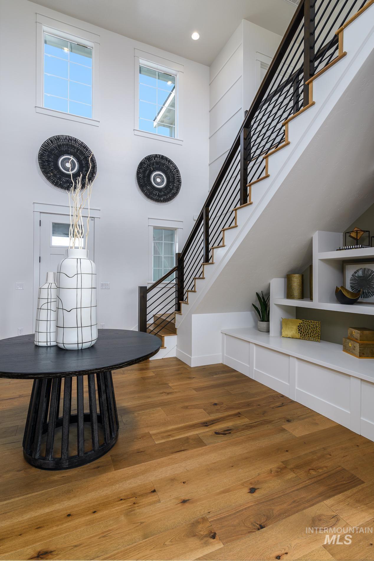 3370 North Del Sol Way Star, ID 83669 - Photo 21 of 30 Entryway with a high ceiling and hardwood / wood-style floors
