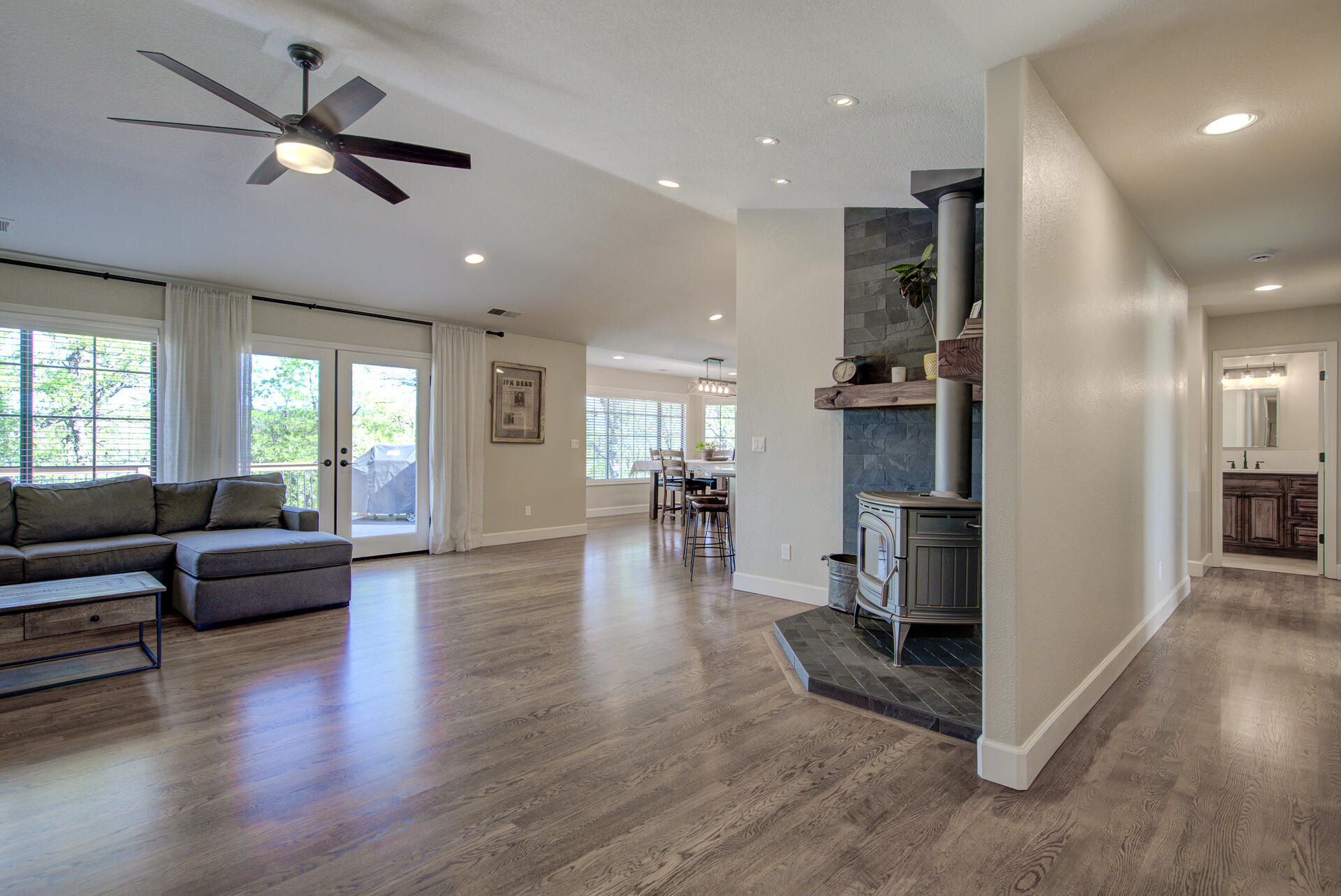 13416 Luna Drive Redding, CA 96003 - Photo 12 of 64 a living room with furniture and a wooden floor