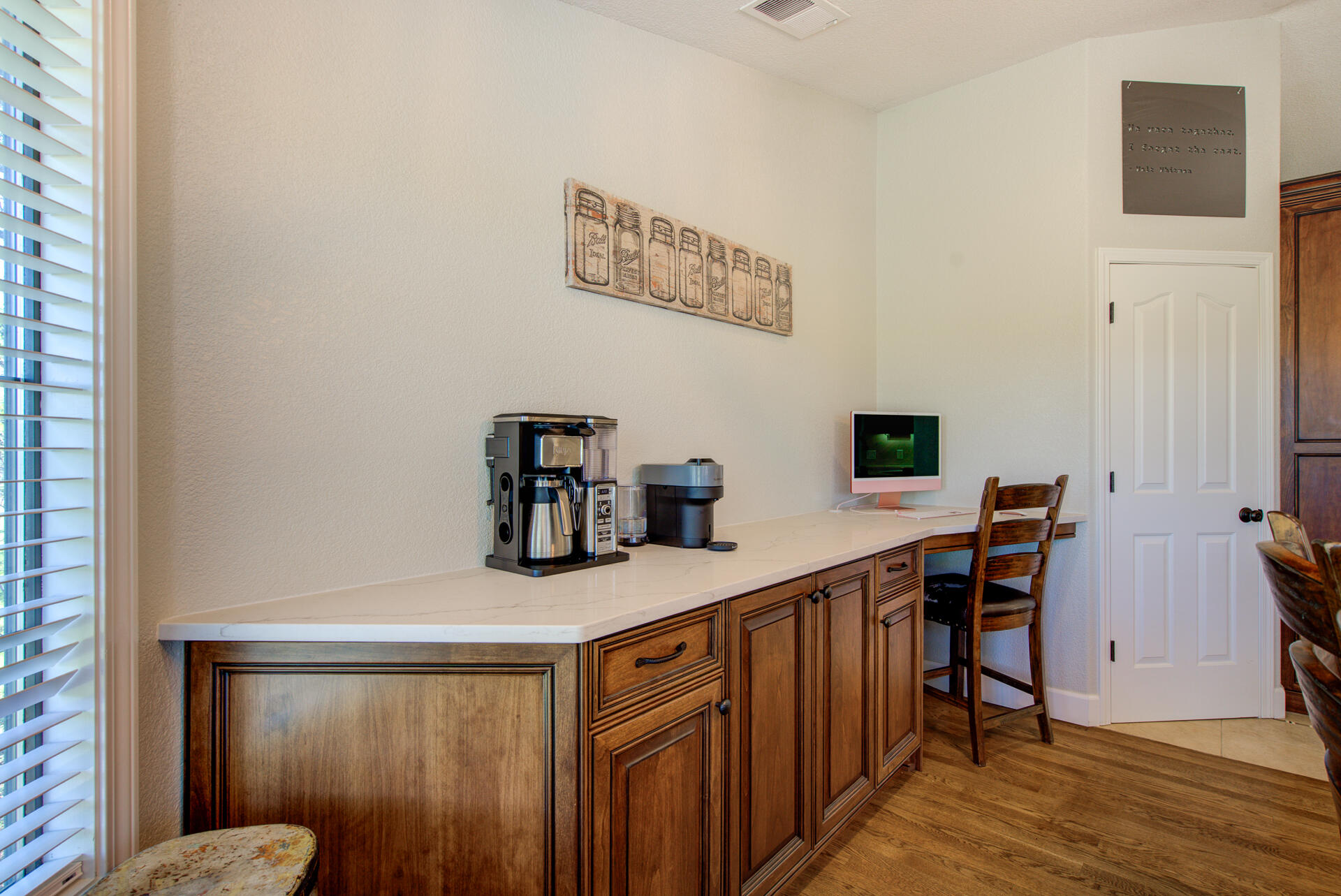 13416 Luna Drive Redding, CA 96003 - Photo 21 of 64 a view of a hallway with workspace and wooden floor