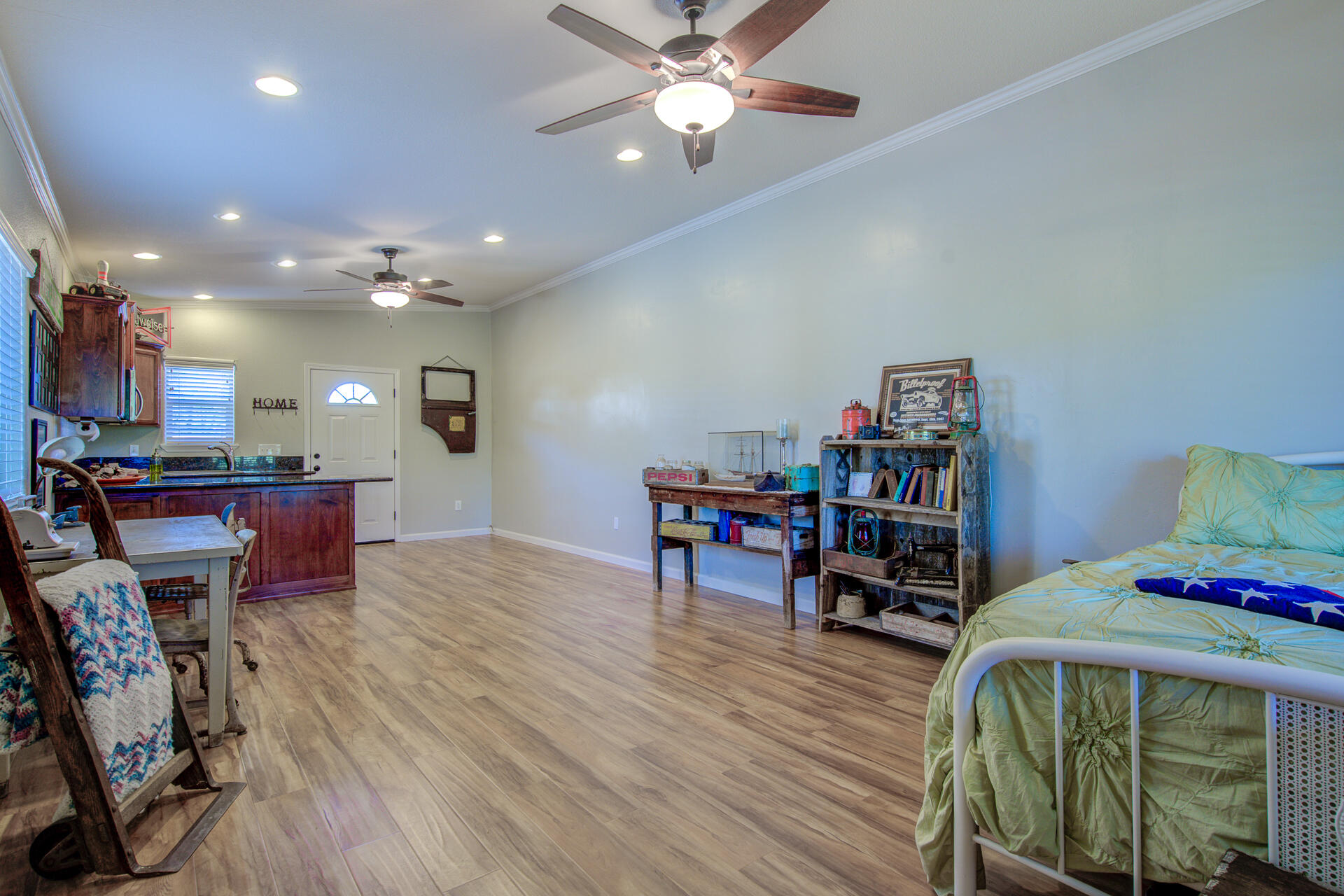 13416 Luna Drive Redding, CA 96003 - Photo 50 of 64 a living room with furniture and a wooden floor