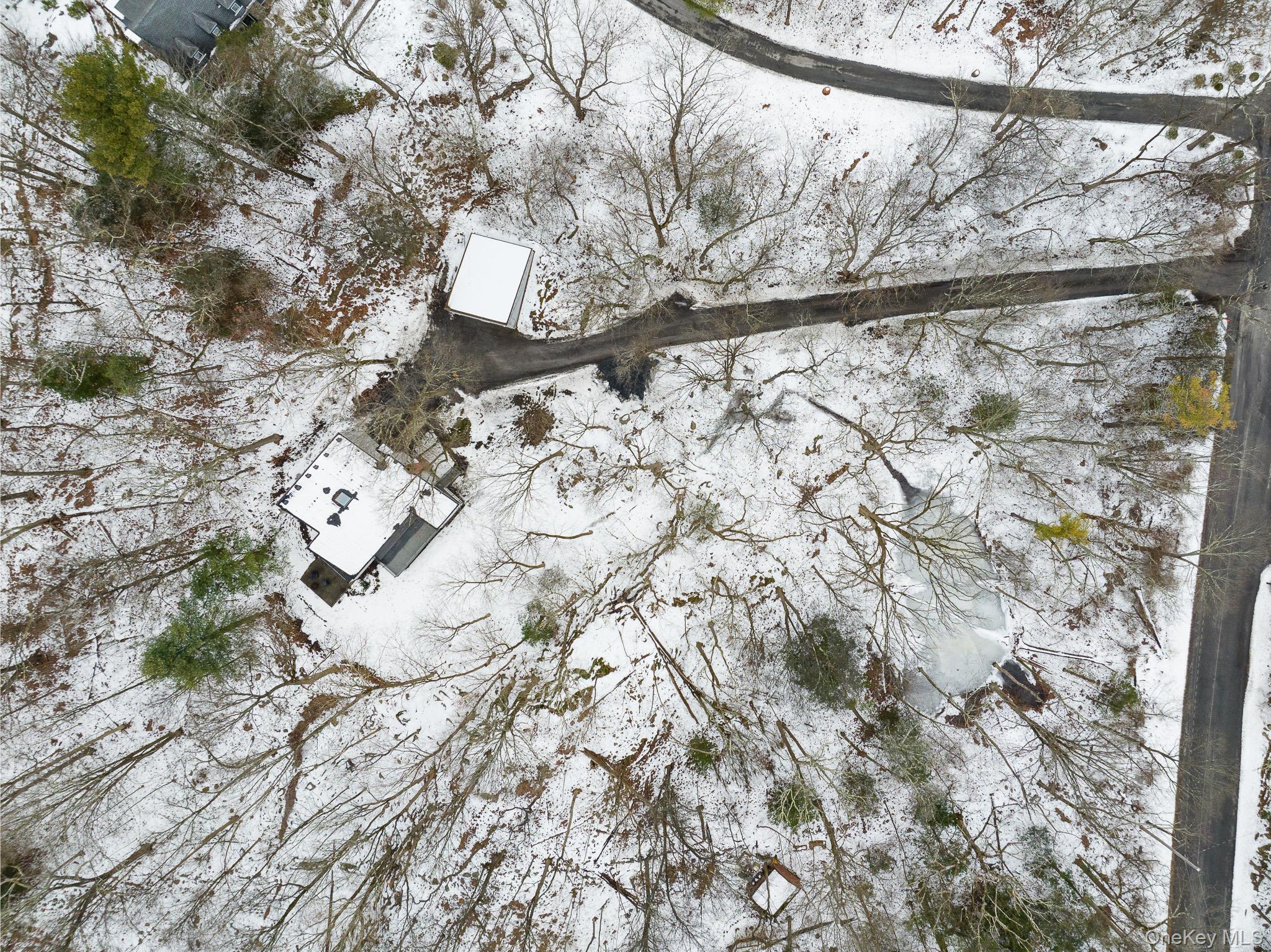 3 High Wood Road Staatsburg, NY 12580 - Photo 38 of 38 aerial view of property and garage and private driveway