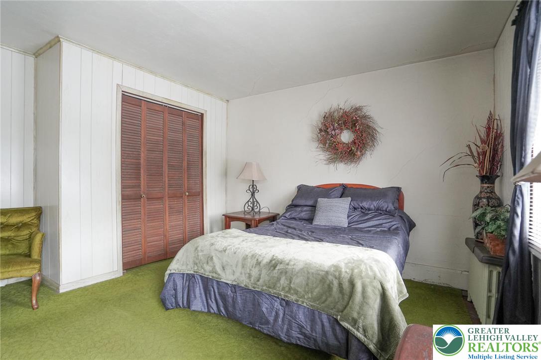 335 West Patterson Street Lansford, PA 18232 - Photo 24 of 32 a bedroom with a bed and a potted plant