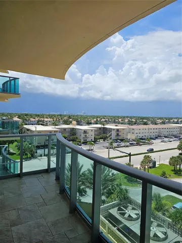 a view of a building with a outdoor space