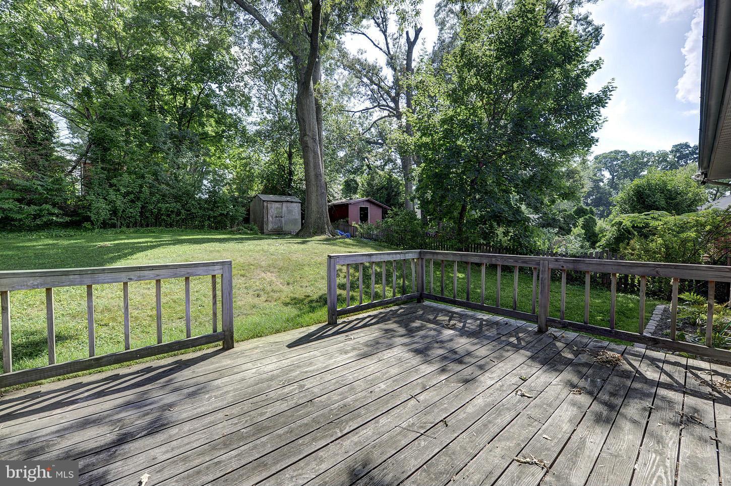 2908 Harris Avenue Silver Spring, MD 20902 - Photo 27 of 30 a view of balcony with wooden floor and fence
