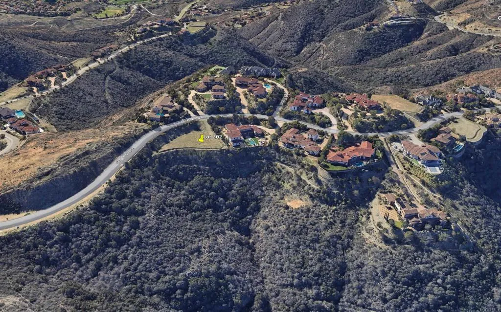 Via Ambiente Rancho Santa Fe, CA 92067 - Photo 64 of 66 a aerial view of a house with a yard