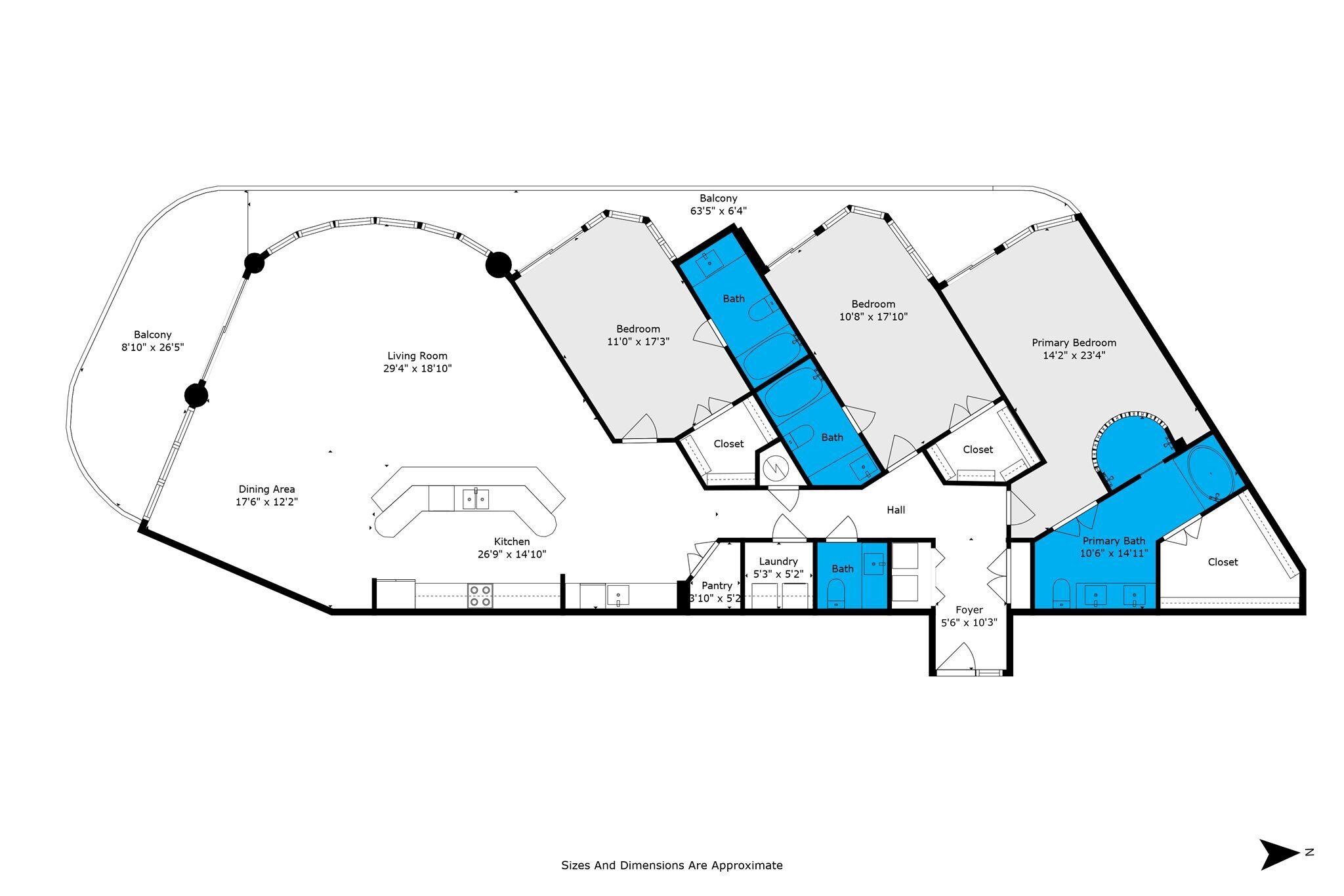 27582 Canal Road, Unit 2611 Orange Beach, AL 36561 - Photo 36 of 37 Floor Plan