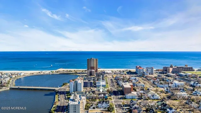 an aerial view of a city with lots of residential buildings