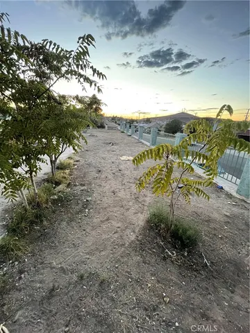 a view of a city with sitting area