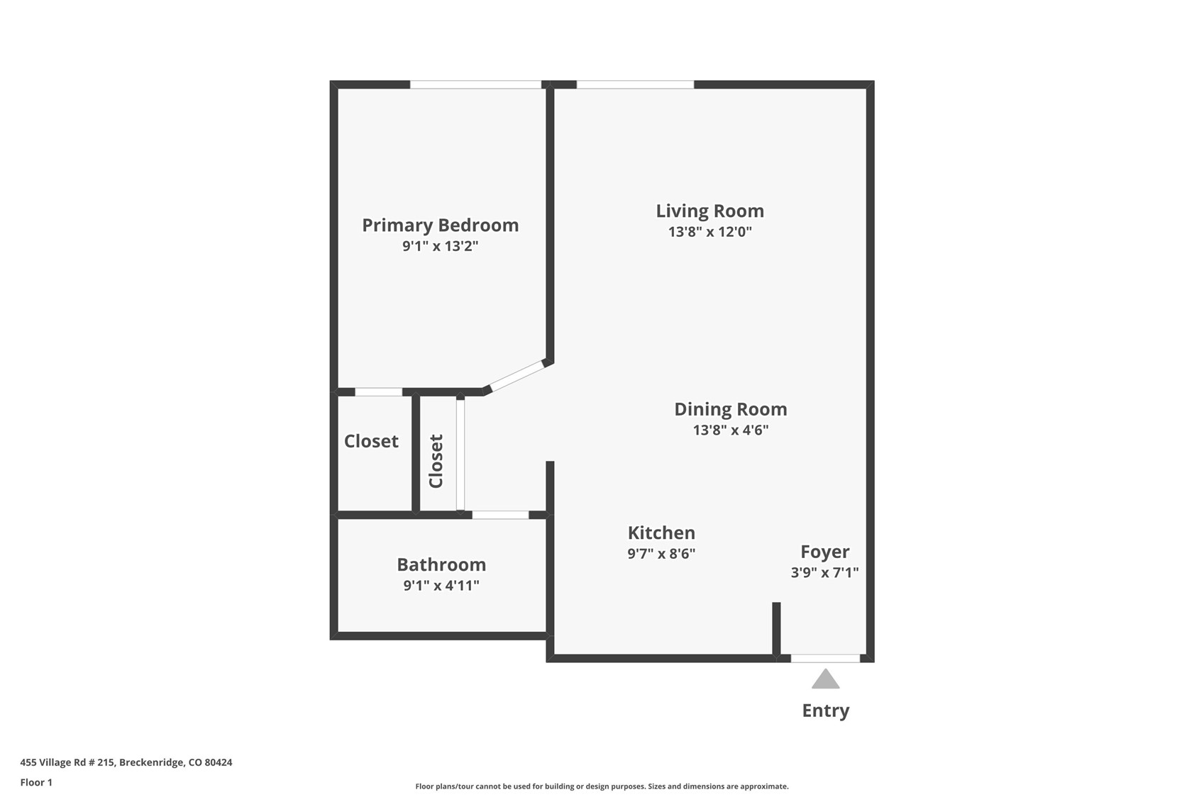 455 Village Road, Unit 215 Breckenridge, CO 80424 - Photo 35 of 35 Floor plan