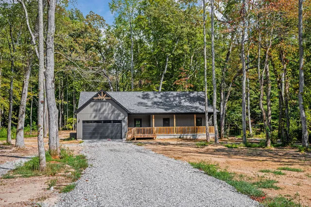 a house view with a outdoor space