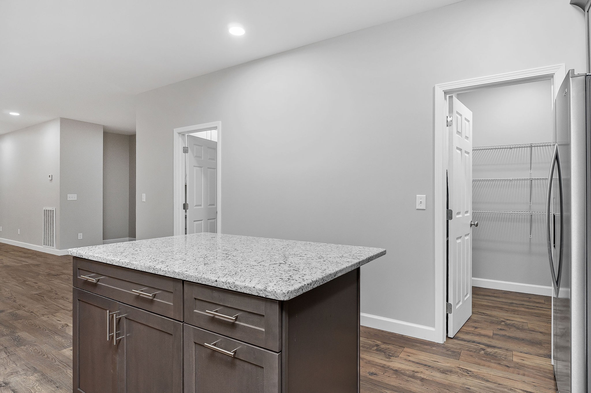179 Park Road Rickman, TN 38580 - Photo 14 of 29 a bathroom with a granite countertop sink and white cabinets