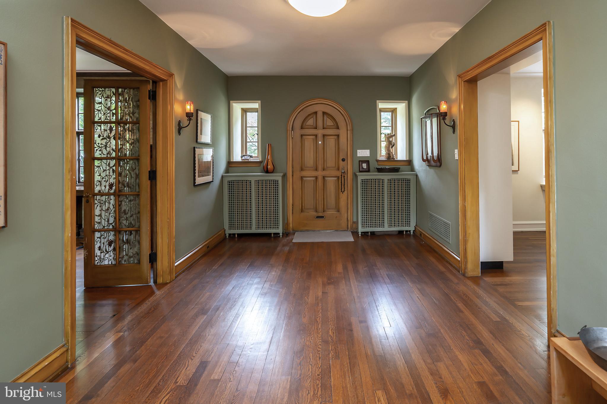 15 East Hampton Road Philadelphia, PA 19118 - Photo 5 of 55 Dining Room on Left, Living room on Right