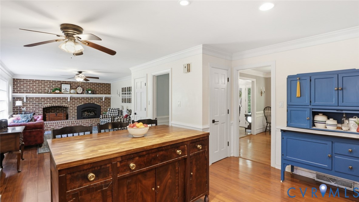 10716 Chalkley Road Richmond, VA 23237 - Photo 18 of 46 a view of kitchen and sink with wooden floor
