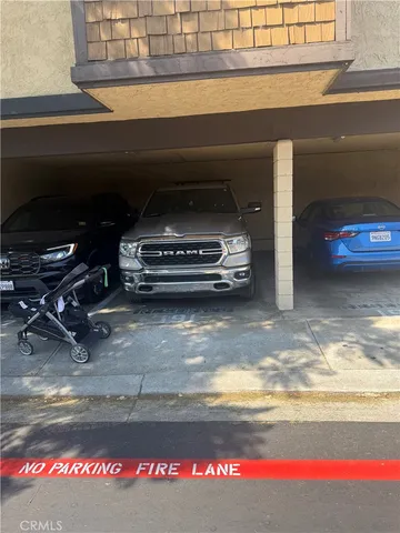 a view of car garage