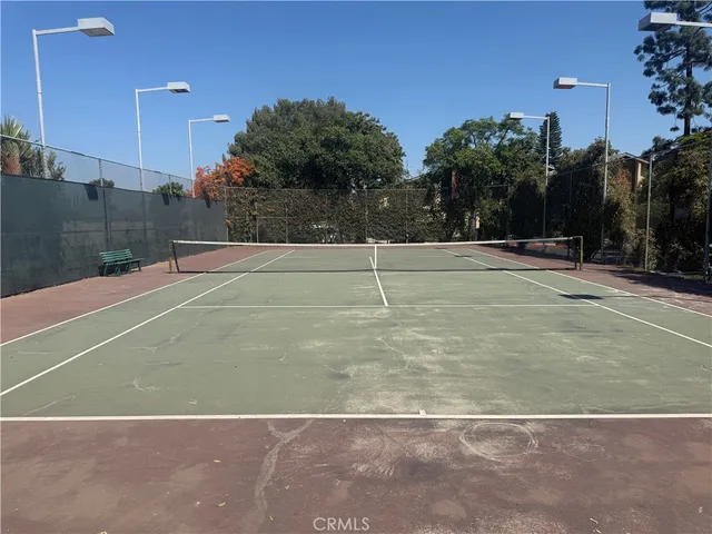 a view of a tennis court