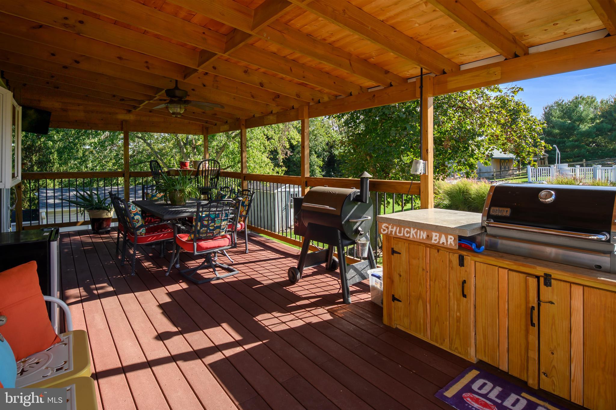 13619 Unionville Road Mount Airy, MD 21771 - Photo 38 of 53 Covered Deck (alt view)