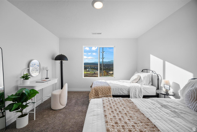 2123 Wolverine Way, Unit 2437 Washington, UT 84780 - Photo 31 of 40 Bright room featuring neutral wall paint, a single window, and textured carpet flooring