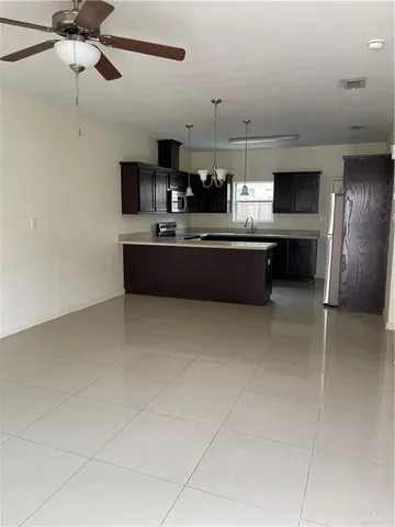 a room with cabinets