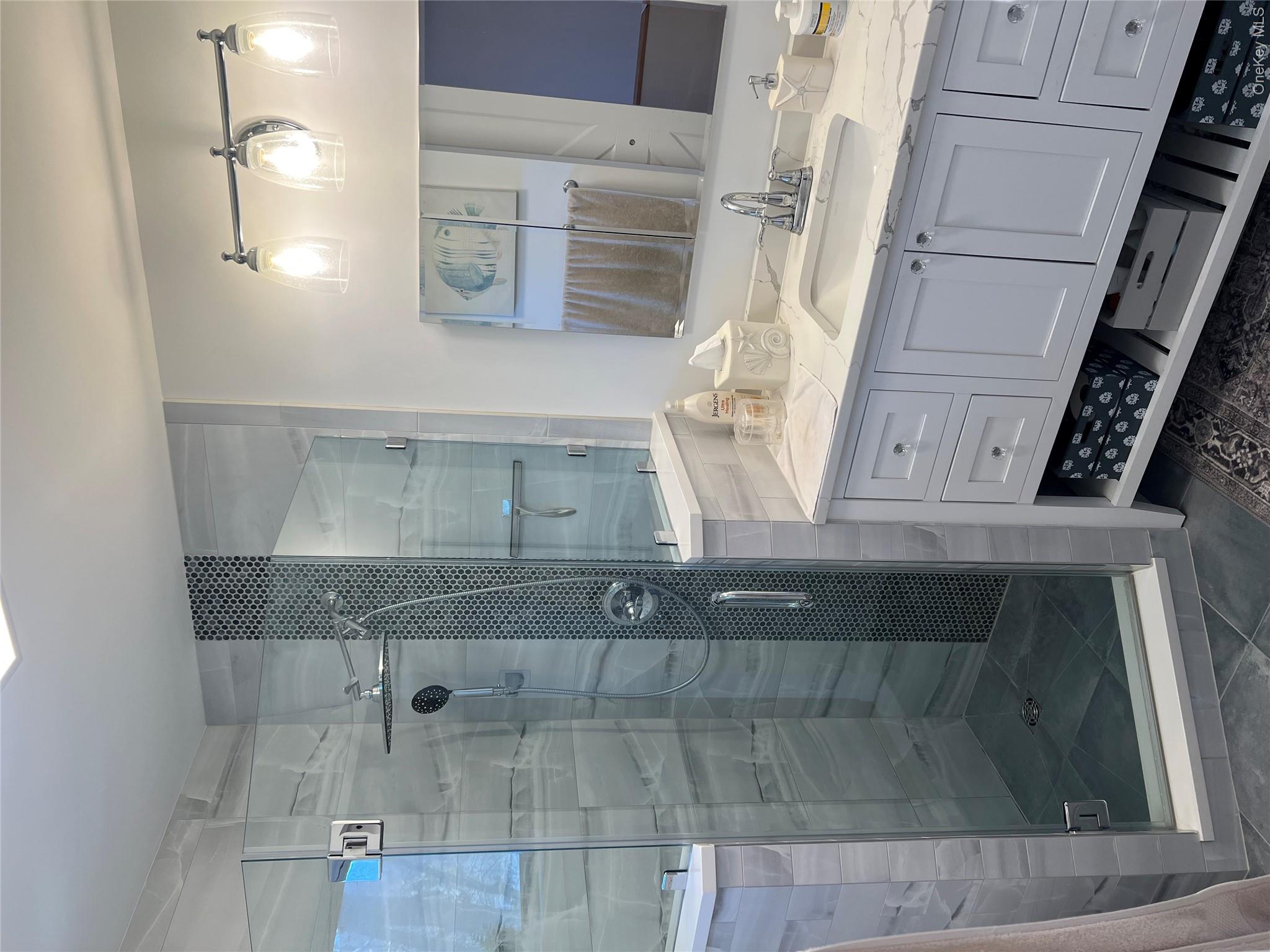 7 Pulaski Road, Unit 7 Fishkill, NY 12524 - Photo 16 of 38 2nd floor bathroom with custom glass and stone shower