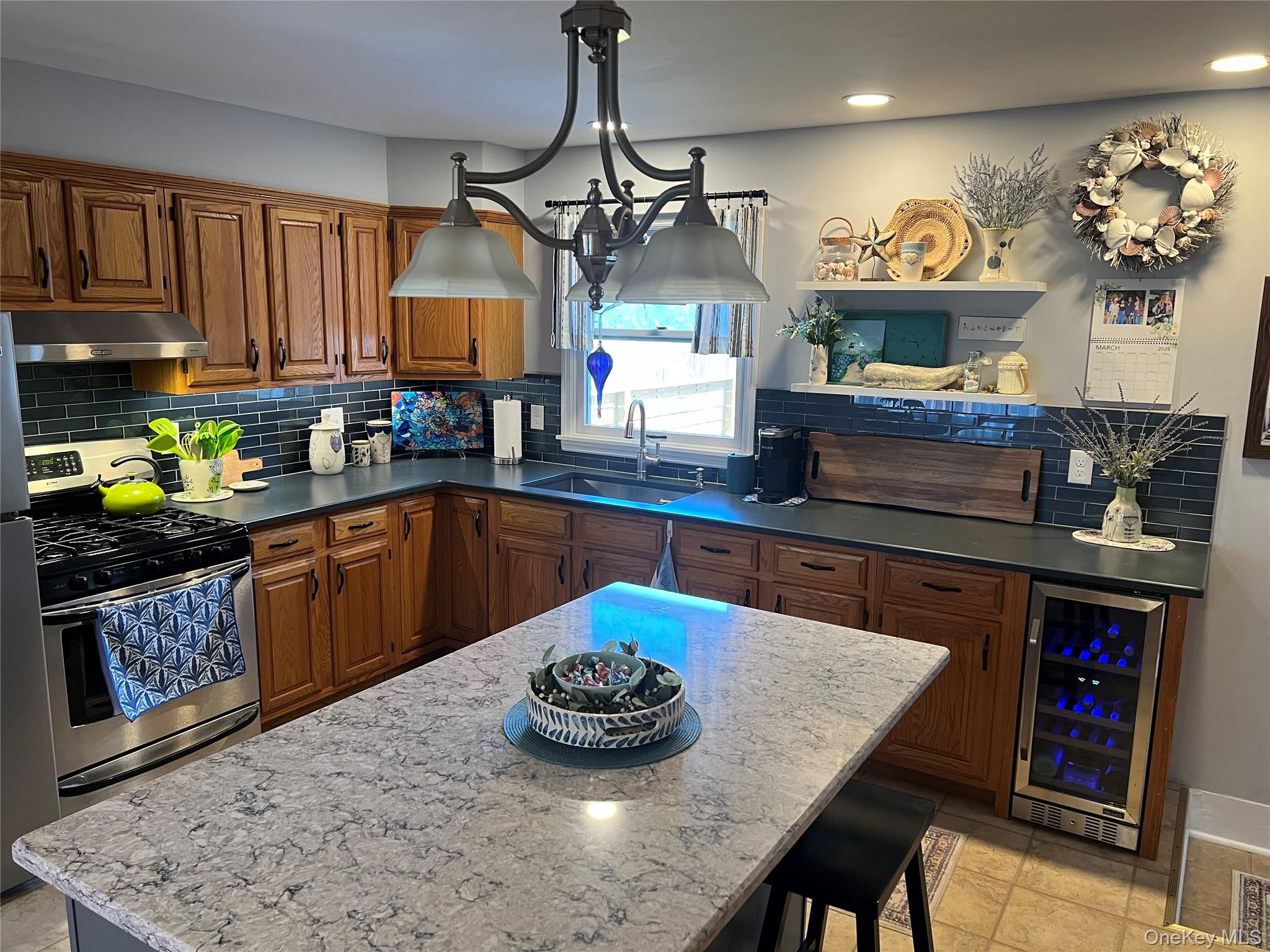 7 Pulaski Road, Unit 7 Fishkill, NY 12524 - Photo 5 of 21 Tastefully updated kitchen with island and wine cooler