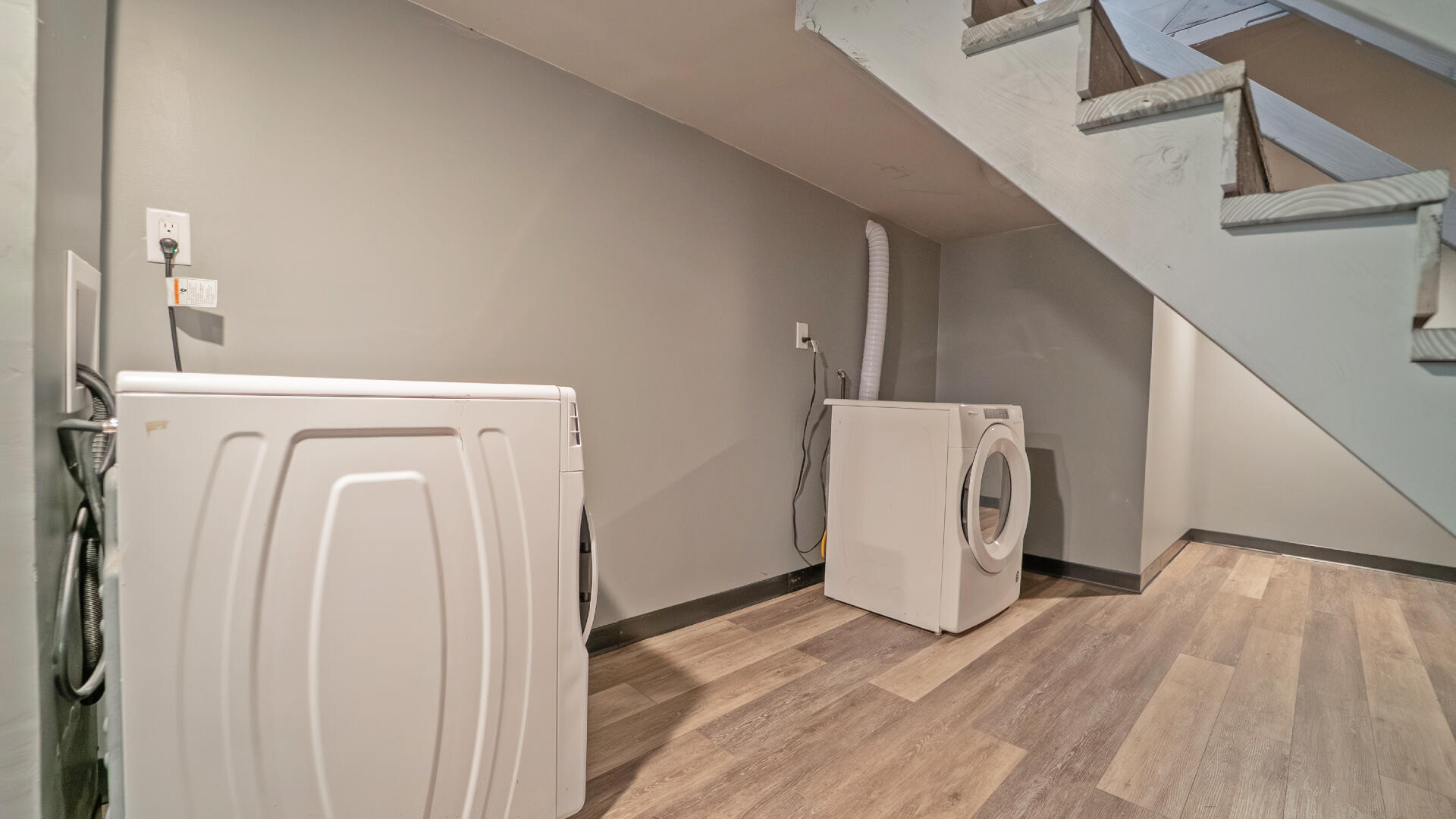 855 Fayette Street Gary, IN 46403 - Photo 23 of 25 a view of a storage & utility room with a washer dryer