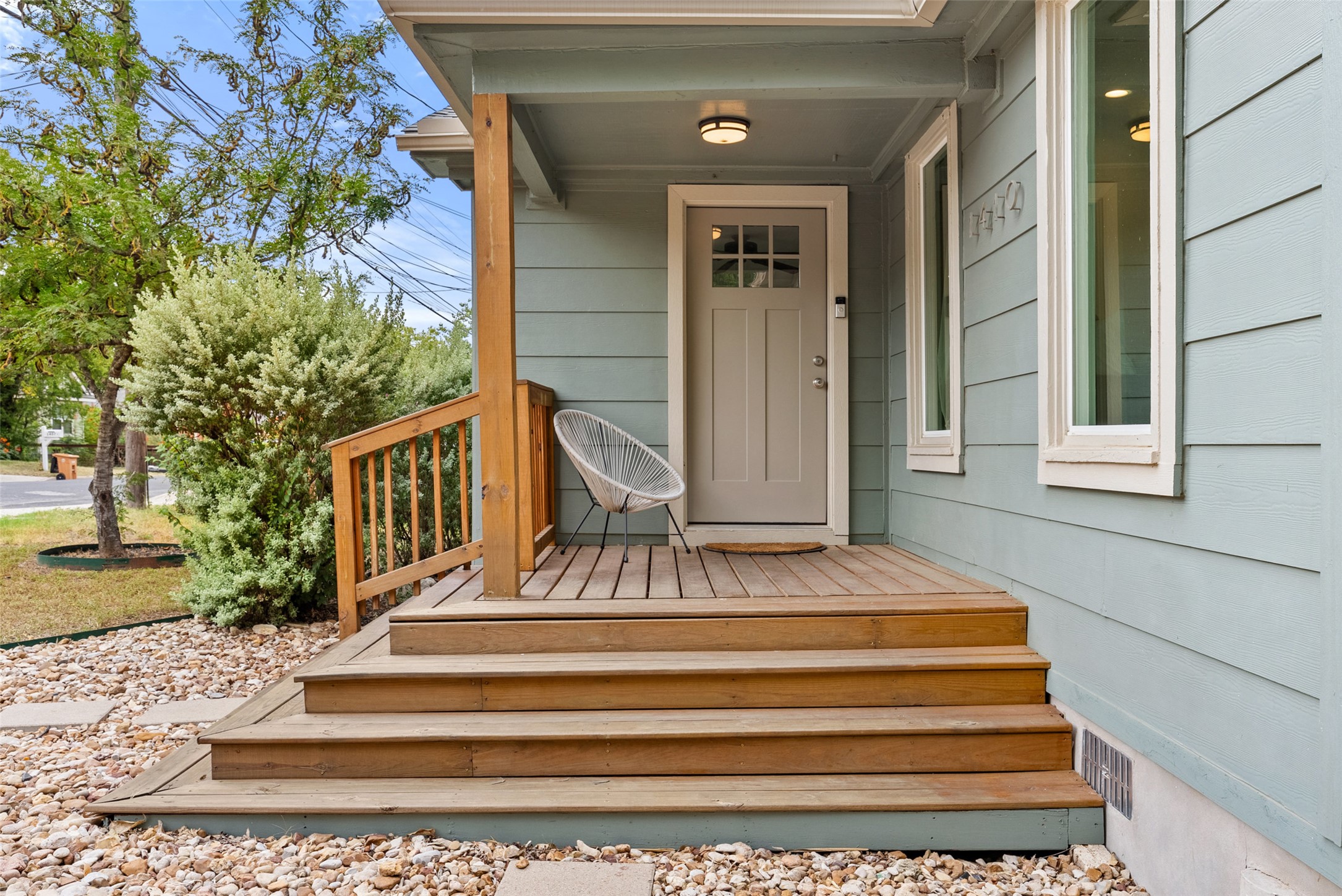 1410 Sanchez Street Austin, TX 78702 - Photo 11 of 30 View of exterior entry with a porch