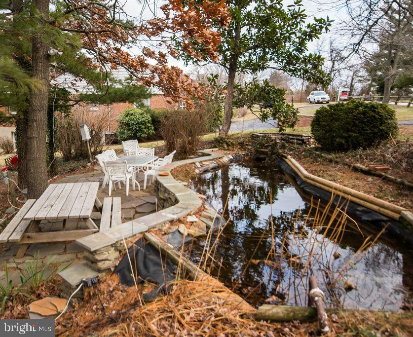 8924 Satyr Hill Road Baltimore, MD 21234 - Photo 38 of 38 Private oasis w/fish pond and patio under trees
