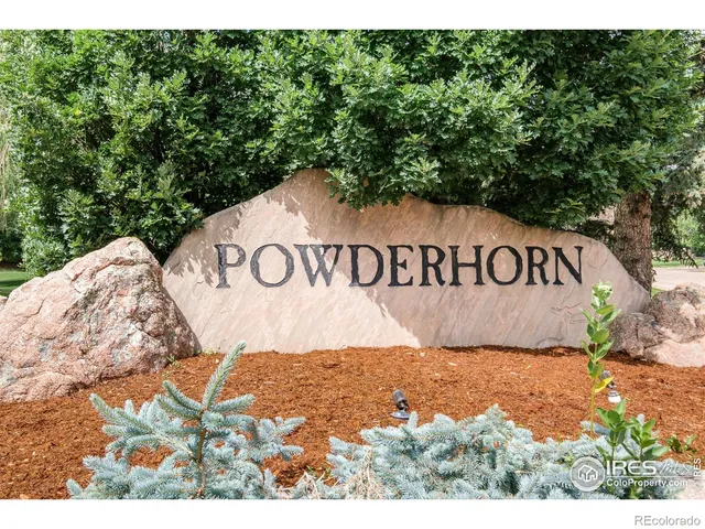 a view of outdoor space with sign board