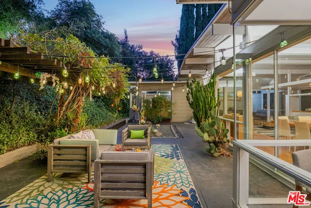 a view of outdoor space and deck