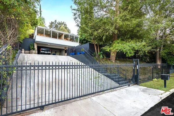 a view of a house with a balcony