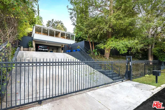 a view of a house with a balcony