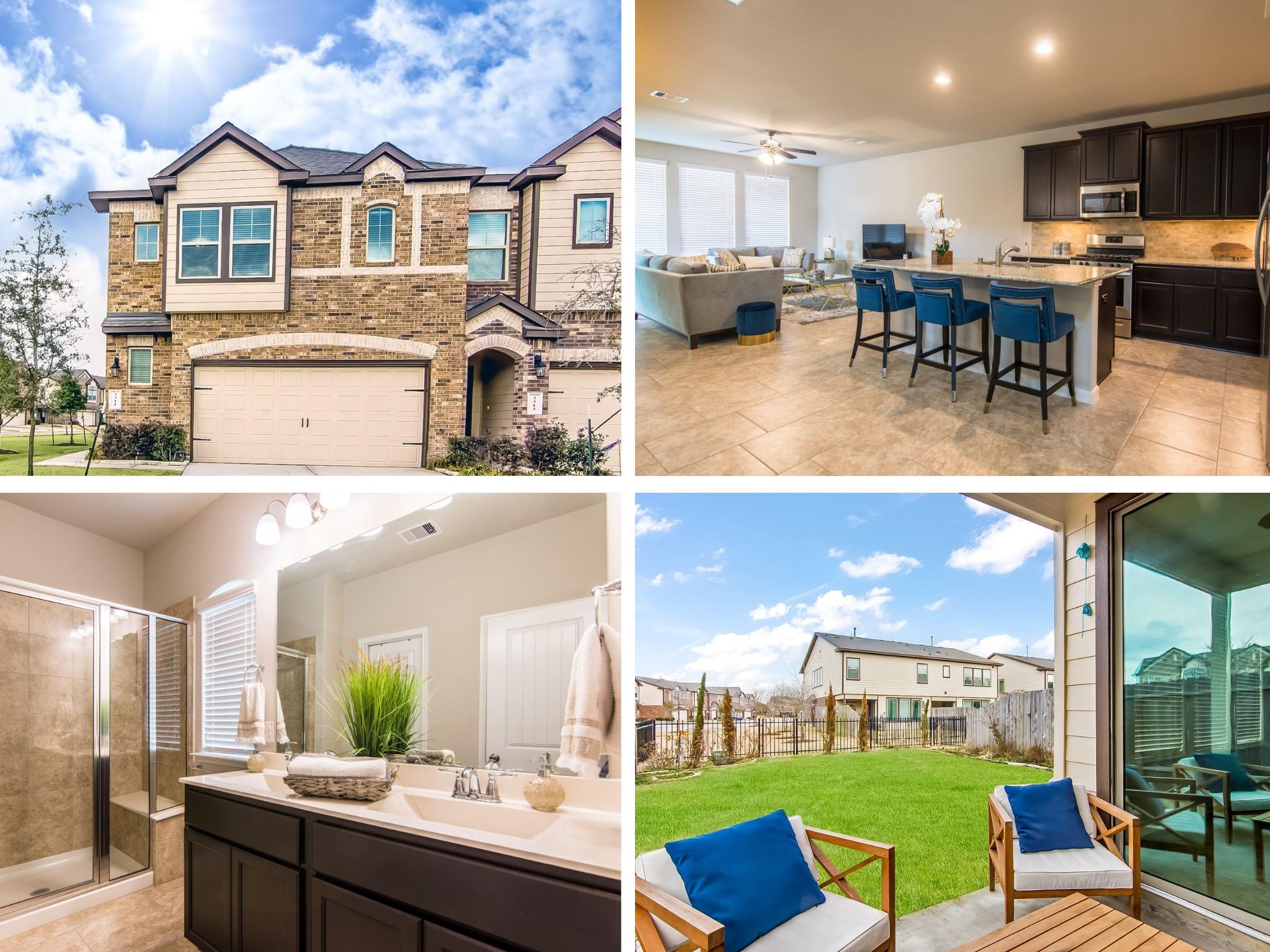3311 Rainflower Springs Lane Rosenberg, TX 77471 - Photo 34 of 35 a view of living room kitchen with furniture and kitchen view