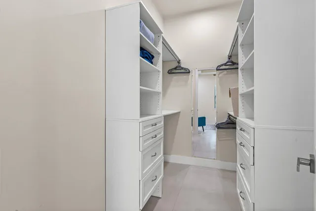 a view of walk in closet