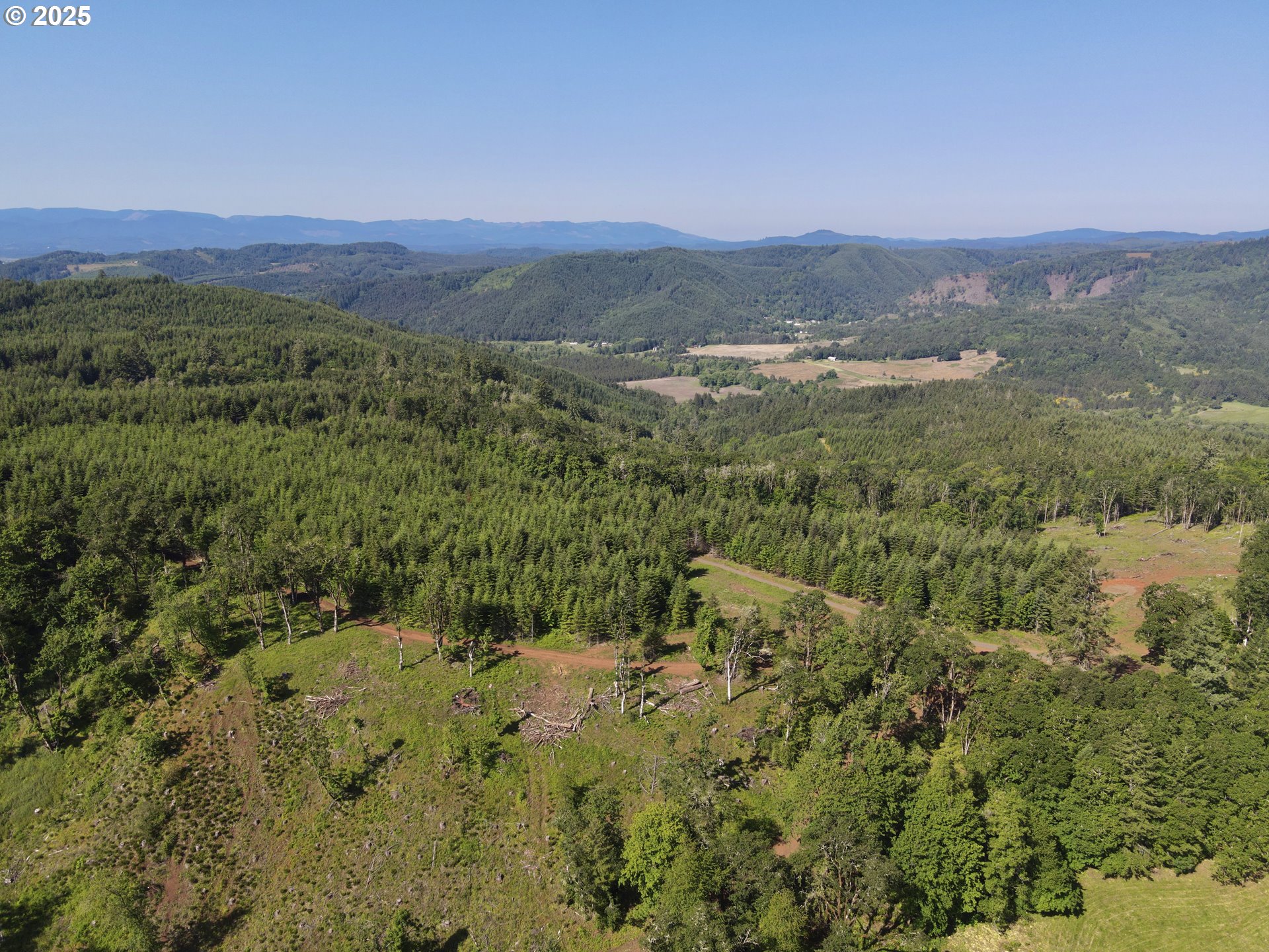 11892 Dupee Valley Road Sheridan, OR 97378 - Photo 20 of 48 a view of a lush green hillside and a houses