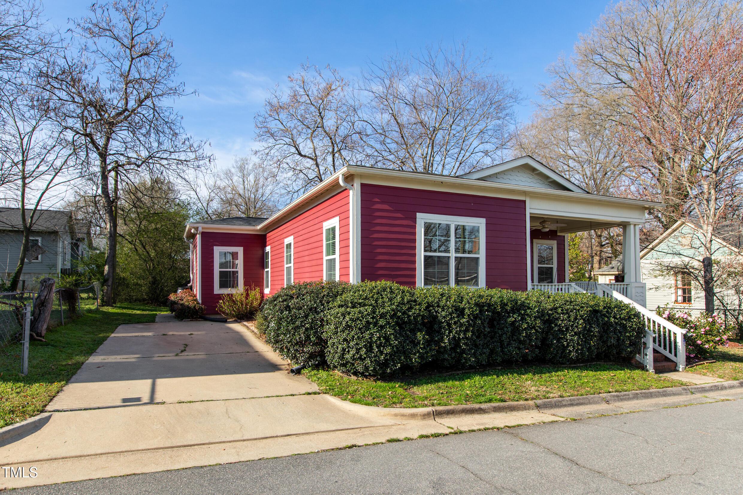 1208 Wall Street Durham, NC 27701 - Photo 16 of 16 a view of a house with a yard