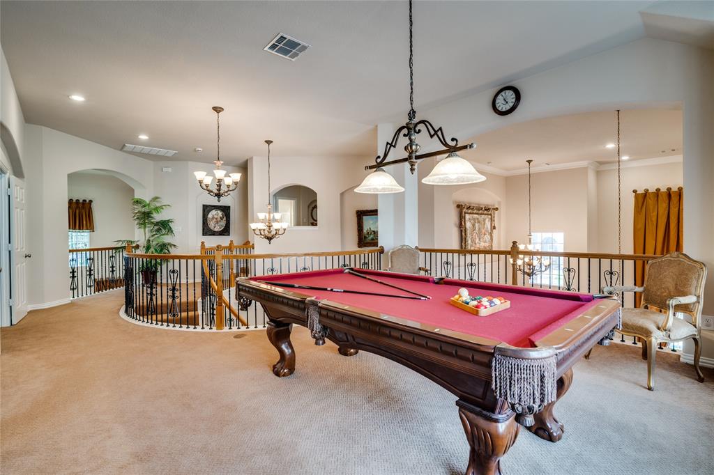 1113 Waterford Way Allen, TX 75013 - Photo 23 of 36 a room with table chairs pool table and windows