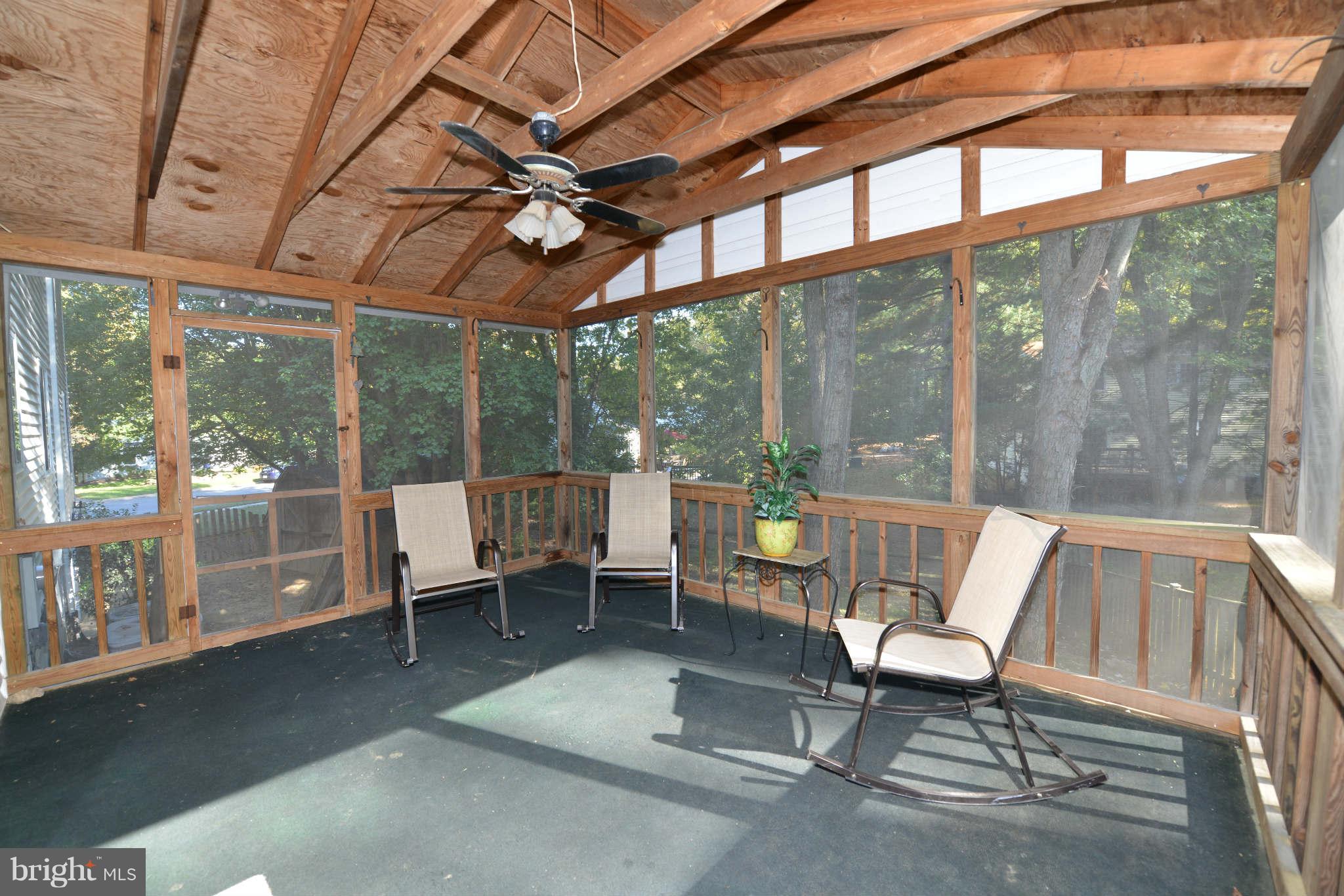 5911 Freds Oak Road Burke, VA 22015 - Photo 20 of 21 Screened in Back Porch