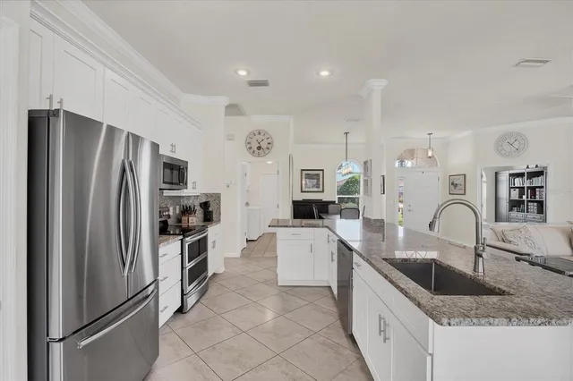 a view of a terrace with sitting area