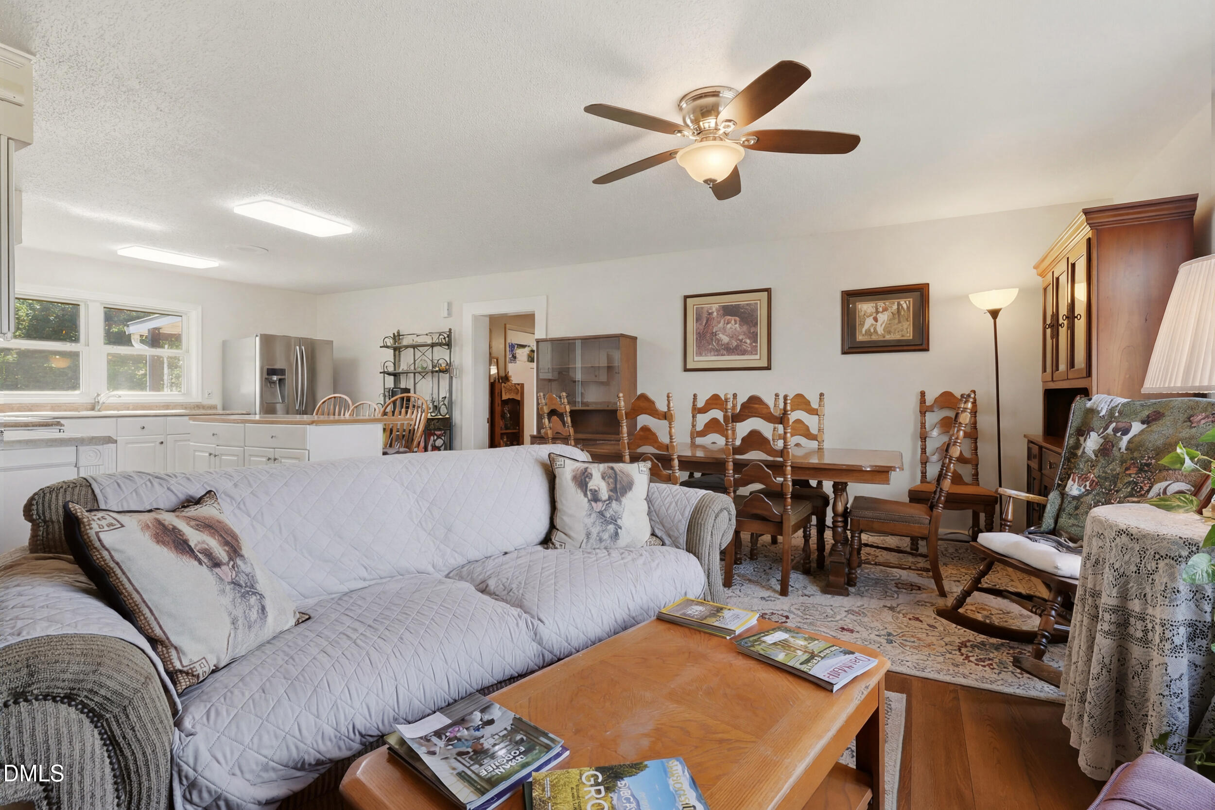 2631 South Jim Minor Road Haw River, NC 27258 - Photo 7 of 62 a living room with furniture kitchen view and a window