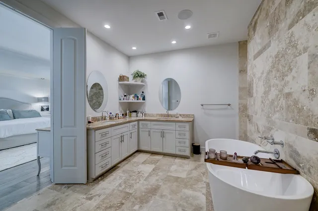 a kitchen with a sink and a stove