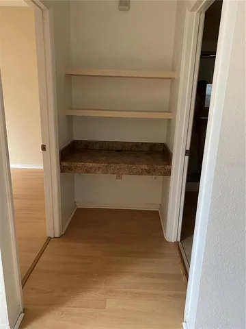 a view of a closet