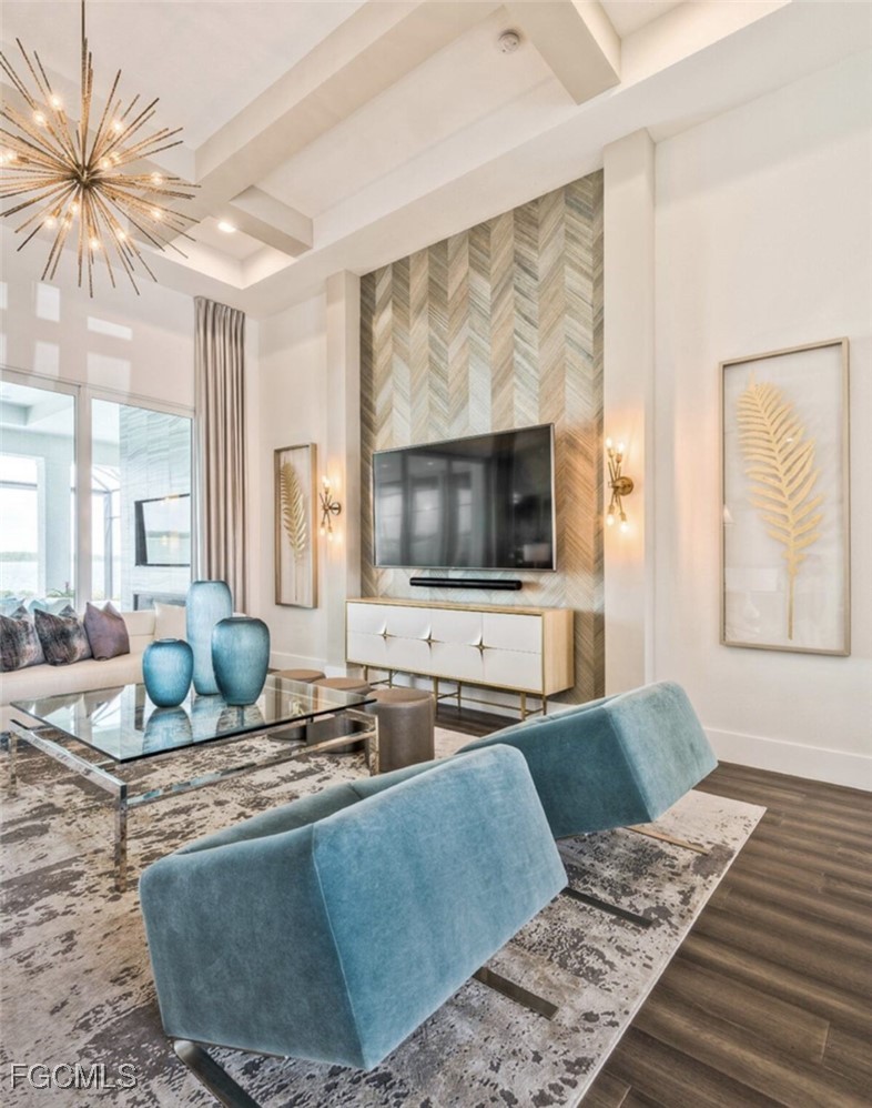 19053 WildBlue Boulevard Fort Myers, FL 33913 - Photo 5 of 50 a living room with furniture and a flat screen tv