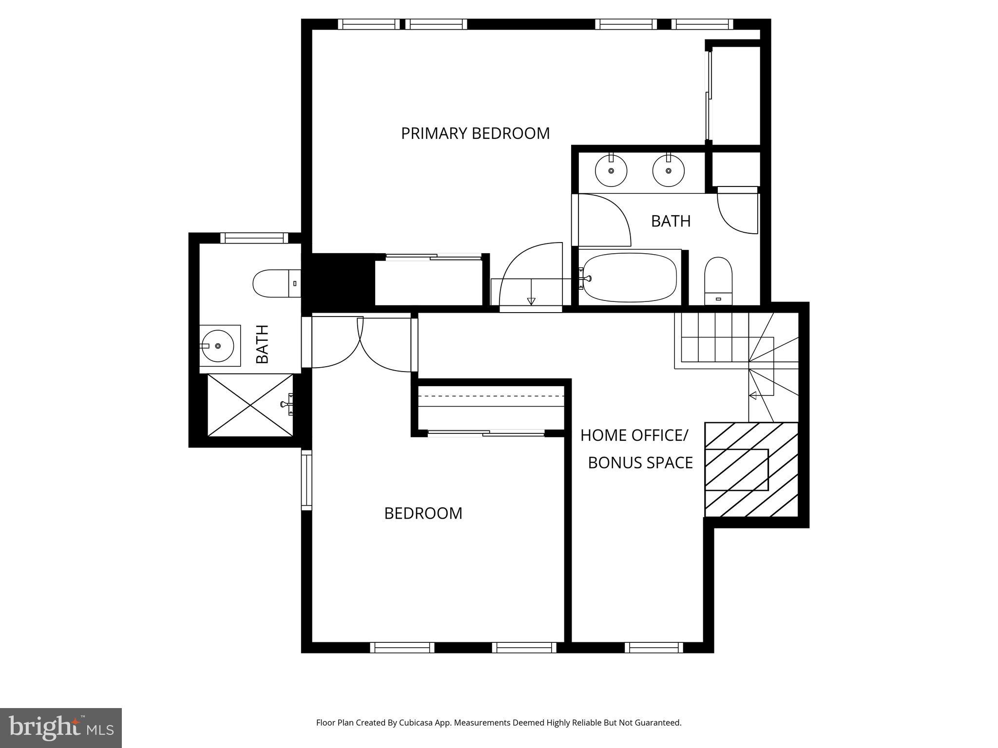 167 Prince George Street Annapolis, MD 21401 - Photo 51 of 51 Upper Level Floor Plan