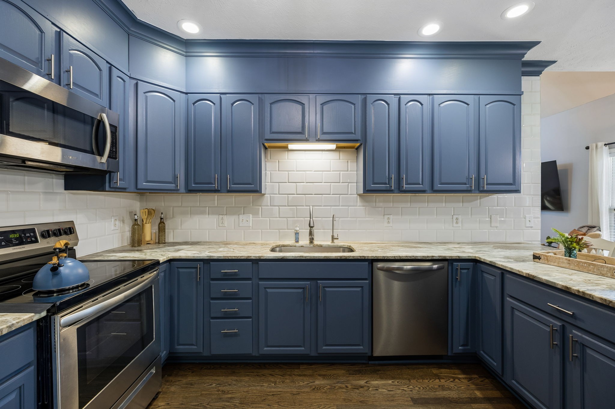 3918 Rowland Road Murfreesboro, TN 37128 - Photo 14 of 50 a kitchen with sink cabinets and stainless steel appliances