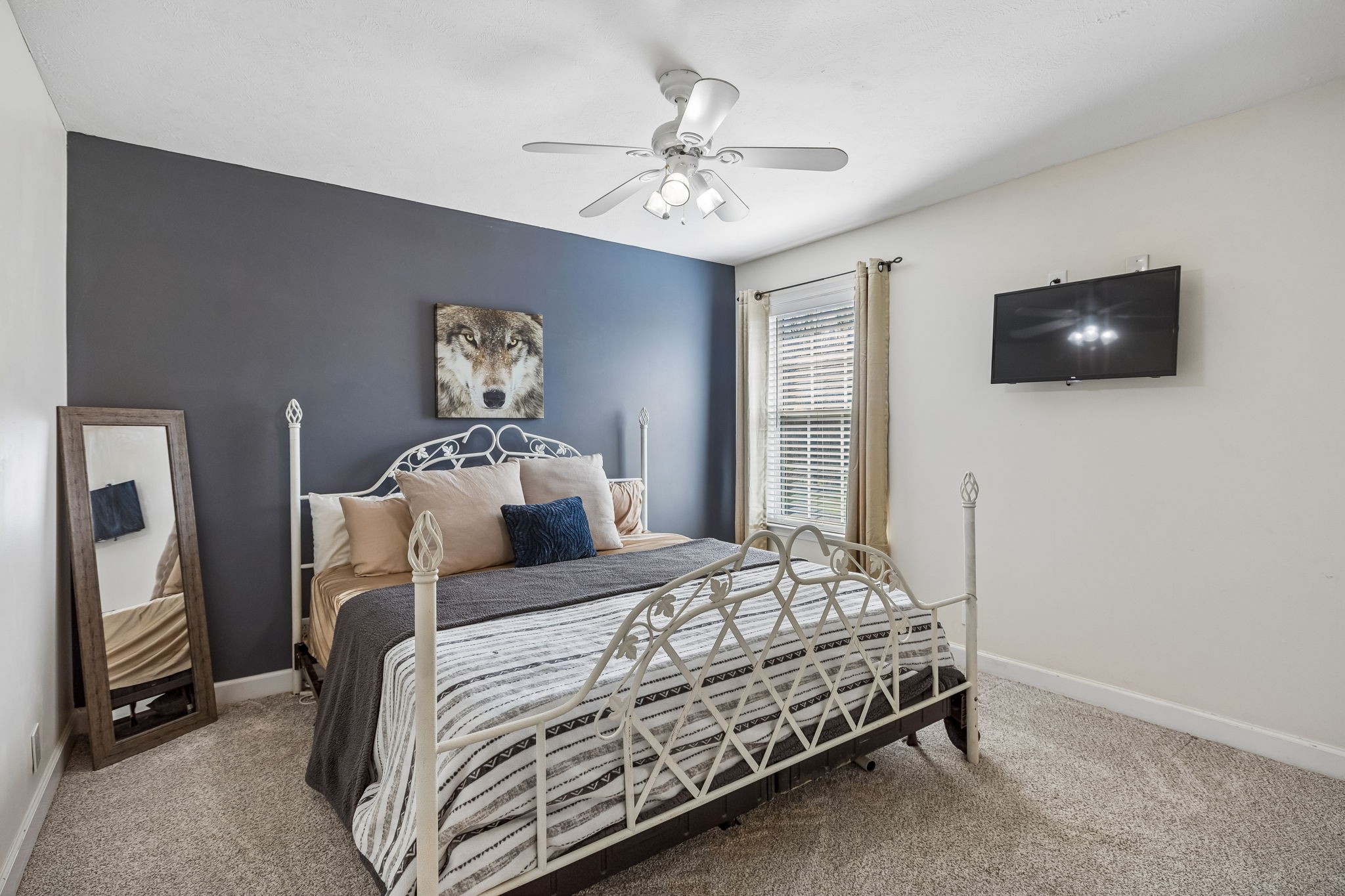 3918 Rowland Road Murfreesboro, TN 37128 - Photo 25 of 50 a bedroom with a bed and a tv