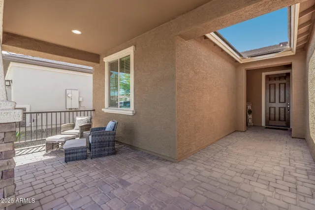 a view of front door with outdoor space